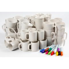 No Brand Muggar vita +12pennor 48/fp