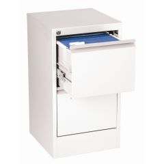 Agrippa Hängmappsskåp A4 2-lådor vit