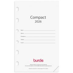 Burde Kalender Compact 2026 kalendersats