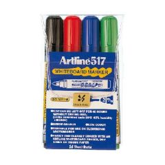 Artline Whiteboard-Penna 517 rund 4set