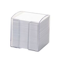 Blockkub 10x10x10cm transparent