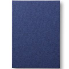 Anteckningsbok Tyg A4 Linjerad Blå