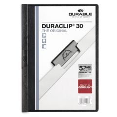 Durable Klämmapp Duraclip 2200 A4 svart