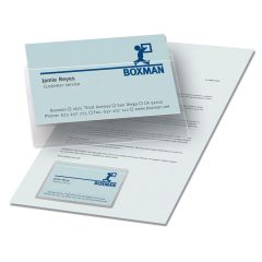 Djois Visitkortsficka 3L självhäftande 10 st/fp