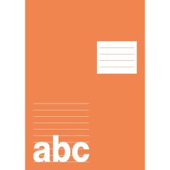 Niceday Skrivhäfte A5 linjerat 8mm / halva sidan blank