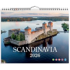 Burde Väggkalender 2026 Scandinavia