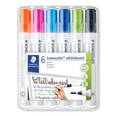 Staedtler Whiteboard-penna rund 6 st/fp