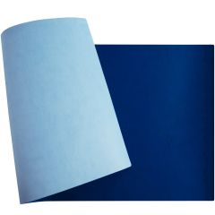 Exacompta Skrivbordsunderlägg PU 40x80 cm Light blue/navy blue