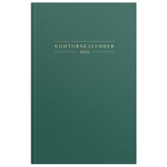 Burde Kontorskalender 2026 grön