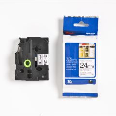 Brother Märkband TZe 24mmx8m sv/vit