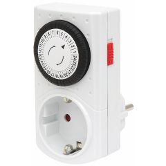 Malmbergs Klockströmbrytare/Timer Mini Jordad 230V 50Hz