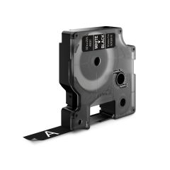 Dymo Märkband D1 Vit/Svart 12 mm