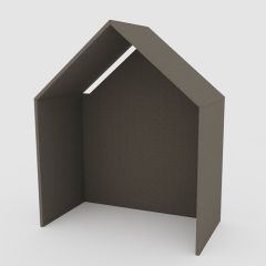 Götessons Ljudabsorberande rum halv - Half a Hut.