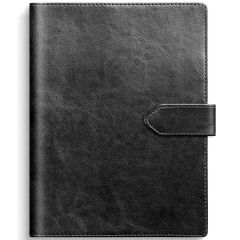 Burde Dagbok svart konstläder 2026