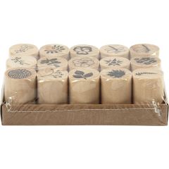 No Brand Gummistämplar Deco Art 15 st/fp