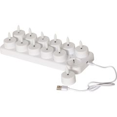 Star Trading LED Värmeljus Charge 12-pack