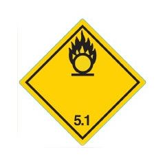 RL Farligt gods-etiketter 5.1 Oxidizer 250 st/rulle