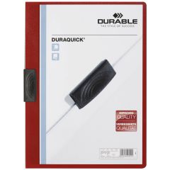 Durable Klämmapp Duraquick A4 röd