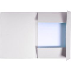 Exacompta Mapp A4 kartong 3 klaff grå