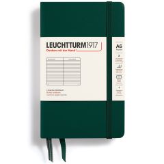 Leuchtturm Anteckningsbok A6 linjerad Forest green