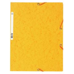 Exacompta Snoddmapp A4 3-klaff gul
