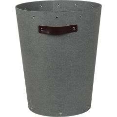 Bigso Papperskorg Aries canvas grå