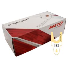 Meto Nummerlappar T90 gul 6 st/fp