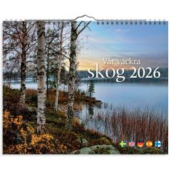 Burde Väggkalender Vår vackra skog 2026