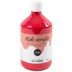 Creativ Company Akrylfärg blank 500 ml röd