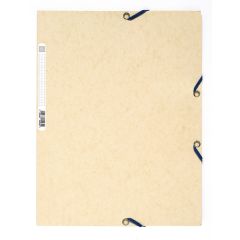 Exacompta Snoddmapp A4 3-klaff elfenbensvit