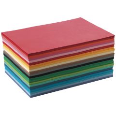 NPA Tonpapper A4 110g 20 färger 1000/fp