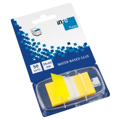 Info Märkflik Infoflags gul 50/fp