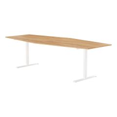 Lanab Konferensbord 2800 x 1200 mm Ek/Vit