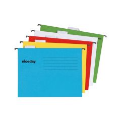 Niceday Hängmapp A4 vit 25 st/fp