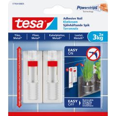 Tesa Spik självhäftande kakel 3 Kg 2-pack
