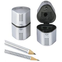 Faber Castell Pennvässare Grip 2001 Trio grå