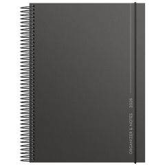 Burde Kalender 2026 Organisera svart