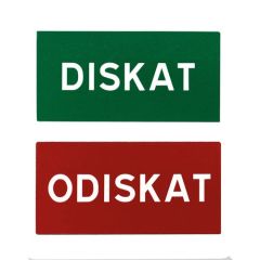 No Brand Magnetskylt Diskat/Odiskat