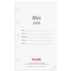 Burde Kalender 2026 Mini kal.sats