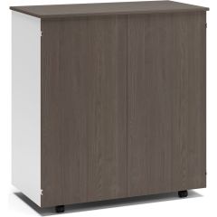 Cubic Arbetsplats komplett mörk ask.