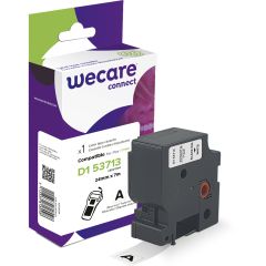 Wecare Märkband D1 24mm sv/vit