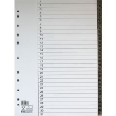 Register flikförstärkt A4 1-31