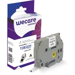 Wecare Märkband TZe svart/vit 9 mm 8 Meter