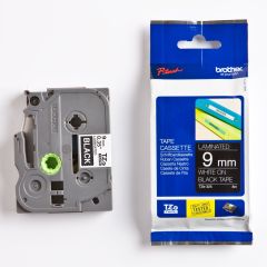 Brother Märkband TZe325 vit/svart 9 mm