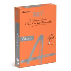 Rey Färgat kopieringspapper Adagio A4 160g 250/fp Orange