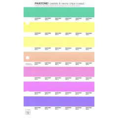 Ersättningsblad Pantone Pastels and Neons GB1504B