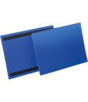 Durable Plastficka A4L magnet blå 50/f