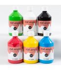Creativ Company Akrylfärg blank 500ml mix 6 st/fp