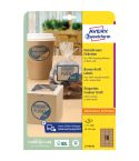 Avery Etikett kraft 62x42mm 450/fp