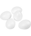 Creativ Company Ägg frigolit 6 cm vit 5 st/fp